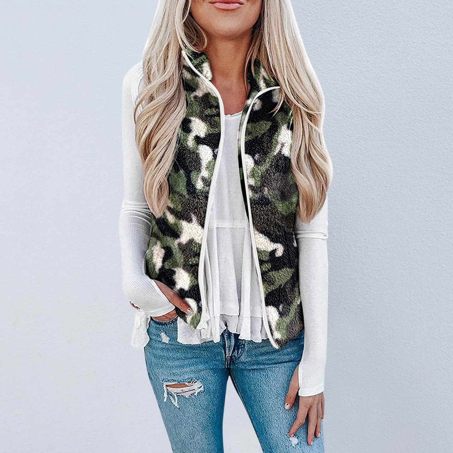 Women Fashion Vest Jacket