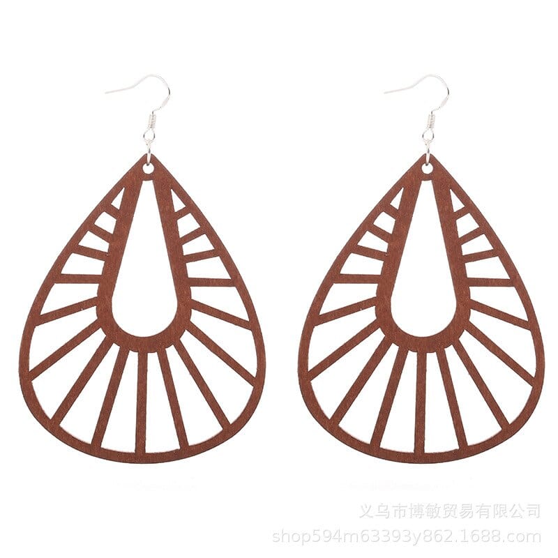 Geometric Drop Earrings