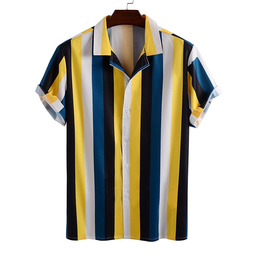 Mens Striped Summer Shirt