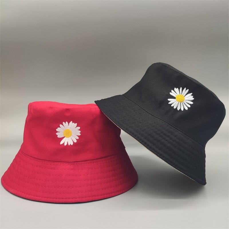 Women Double-side Bucket Fishing Hats