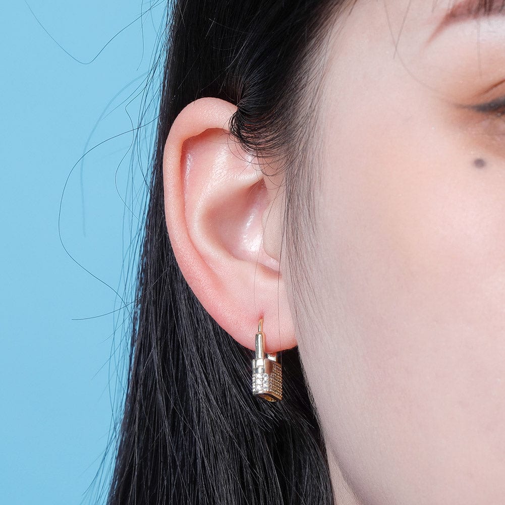 Lock Earrings