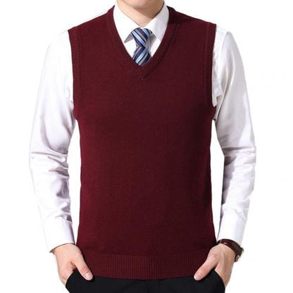 Men's Casual Woolen Vest