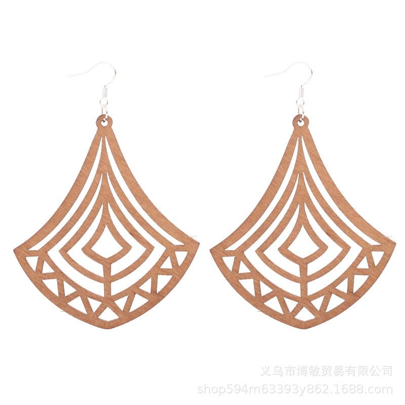 Geometric Drop Earrings