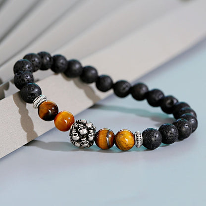 Crown Lion Bracelet for Men