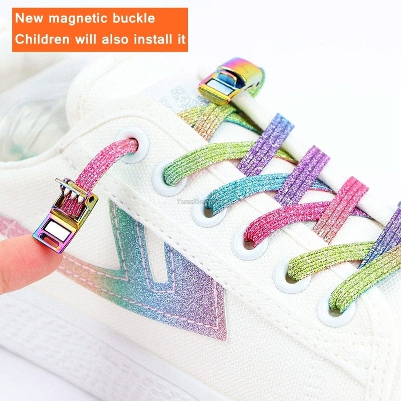 Magnetic Shoelaces