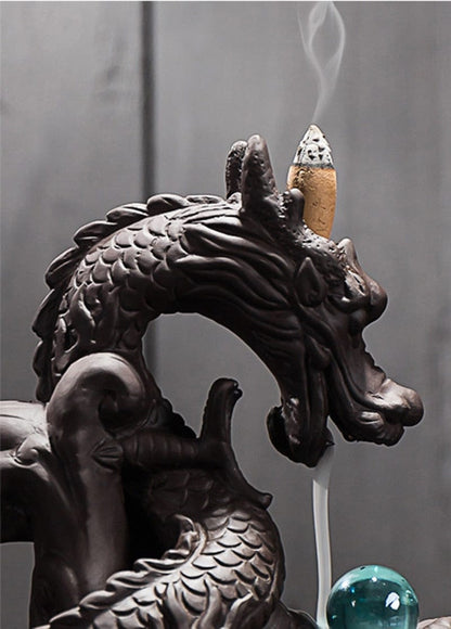 Dragon Smoke Waterfall Incense Holder