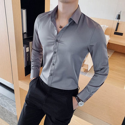 Men's slim Fit business shirt