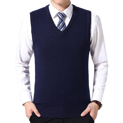 Men's Casual Woolen Vest