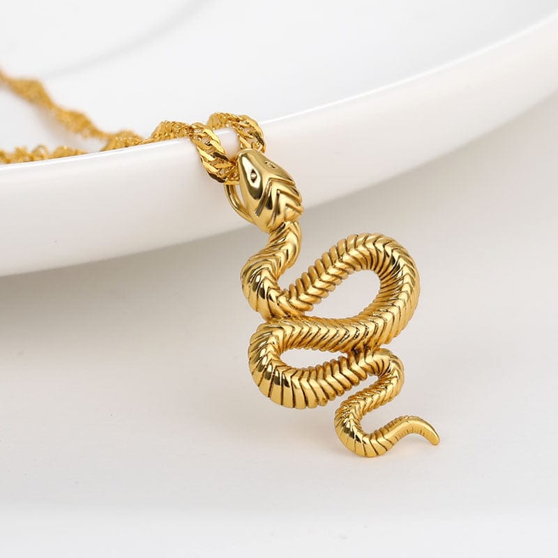 Snake Pendant Necklace For Women