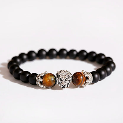 Crown Lion Bracelet for Men