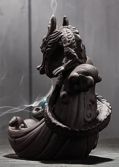 Dragon Smoke Waterfall Incense Holder