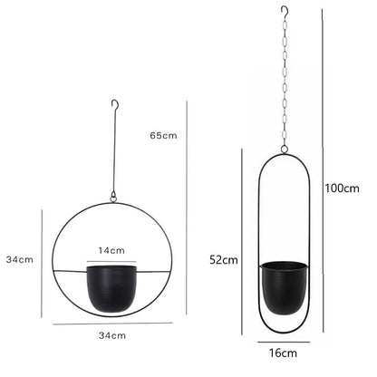 10 Type Metal Hanging Flower Pot