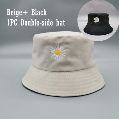 Women Double-side Bucket Fishing Hats