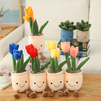 Plants Plush Stuffed Home Decor Toys