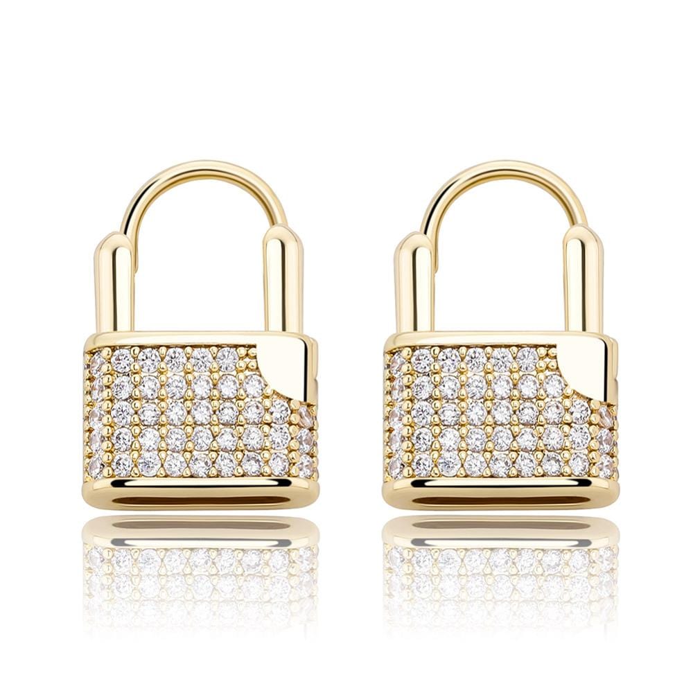 Lock Earrings