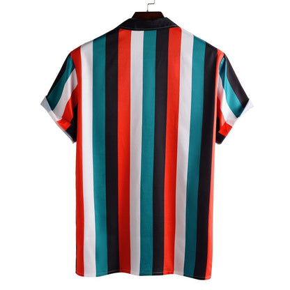 Mens Striped Summer Shirt