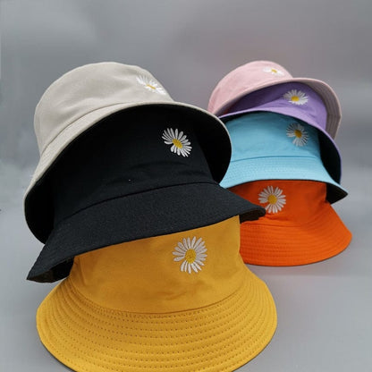 Women Double-side Bucket Fishing Hats