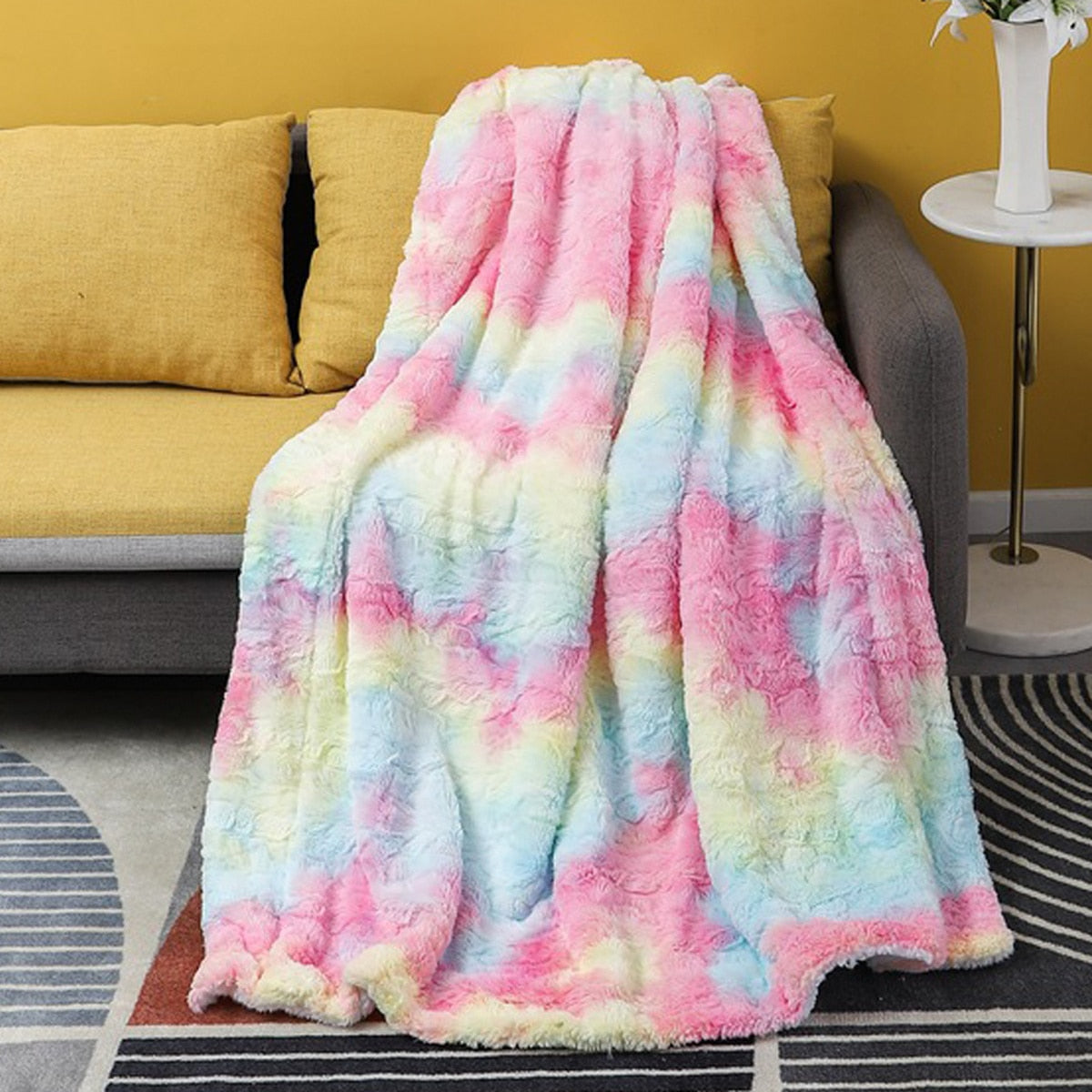 Tie dye Rainbow Blanket