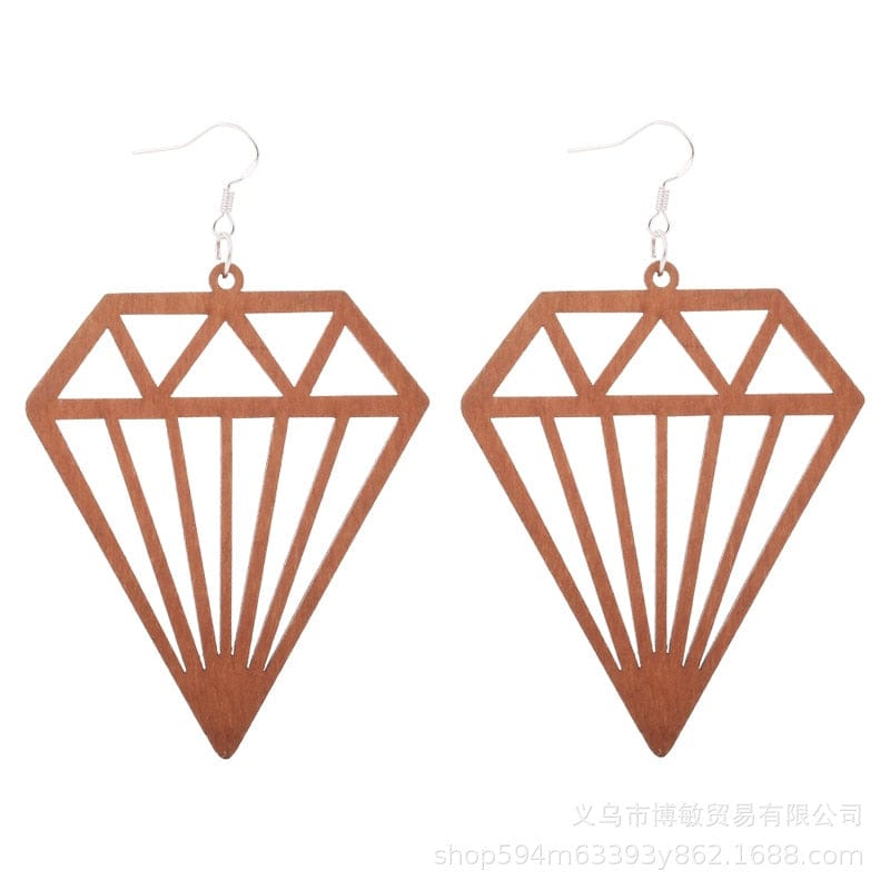 Geometric Drop Earrings