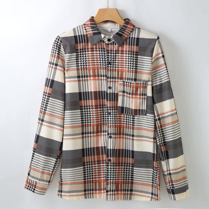 Men's Plaid Woolen Jacket