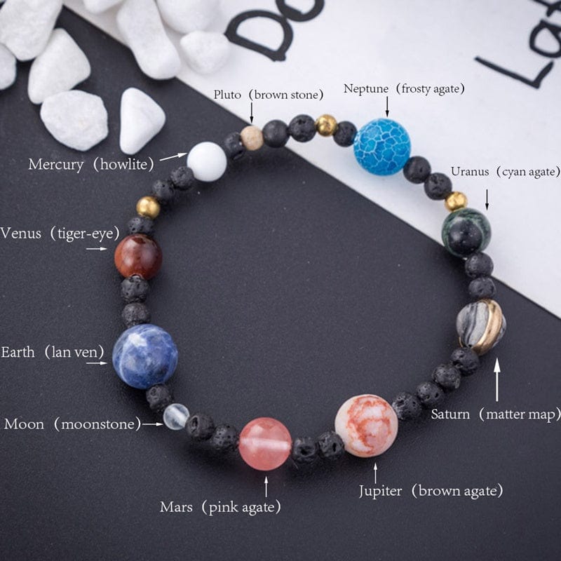 Handmade Solar System Bracelet