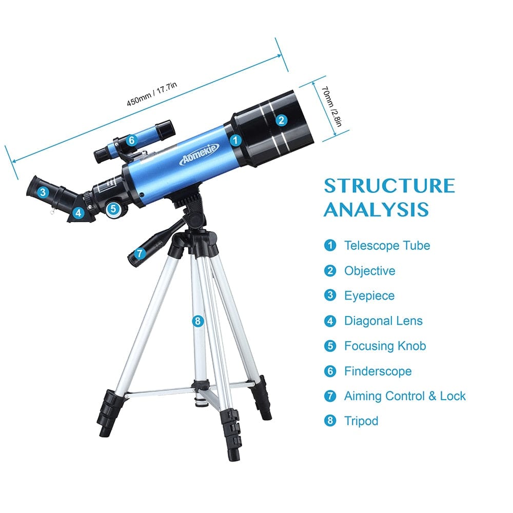 Telescope Astronomical Monocular With Tripod Refractor