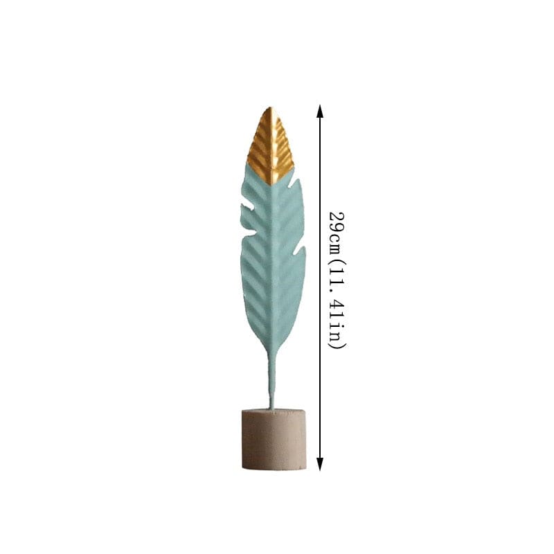 Modern Feather Wooden Home Decorations