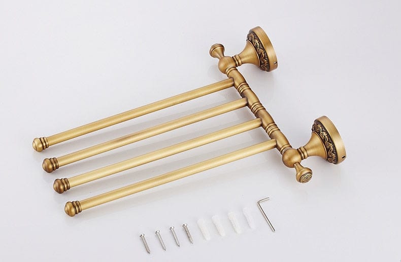 Antique Brass Towel Bars for Bathroom