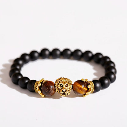 Crown Lion Bracelet for Men