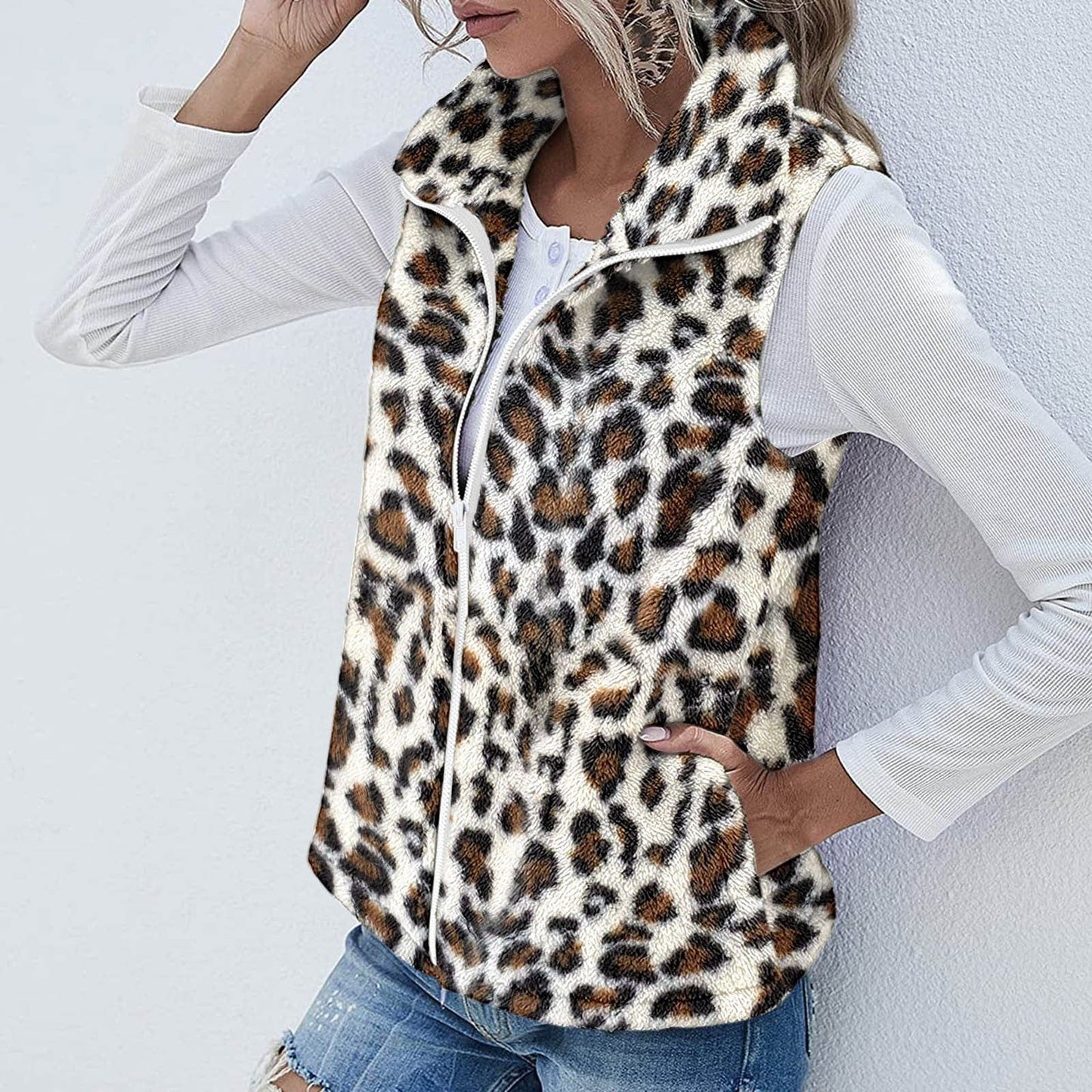 Women Fashion Vest Jacket