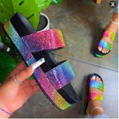 Women Crystal Glitter Sandals