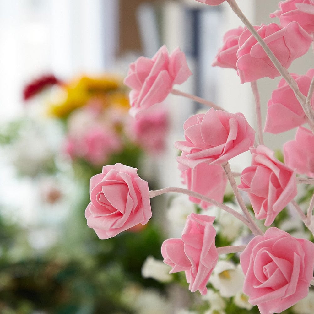 USB Battery Operated LED Table Lamp Rose Flower