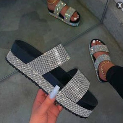 Women Crystal Glitter Sandals