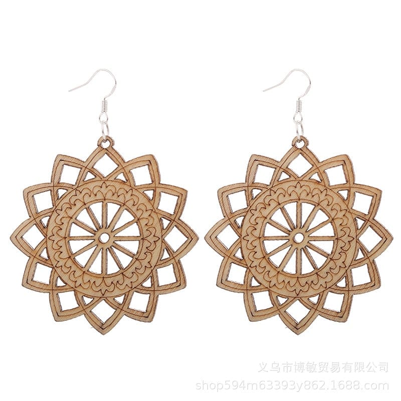 Geometric Drop Earrings