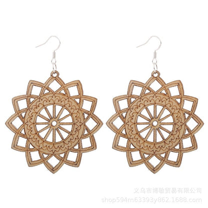 Geometric Drop Earrings