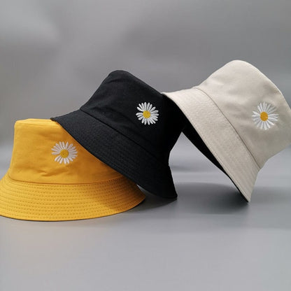 Women Double-side Bucket Fishing Hats