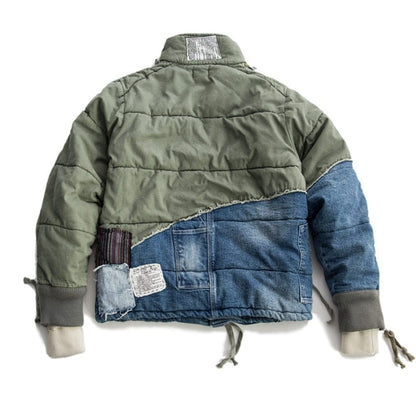 Men's Patchwork Denim Jacket