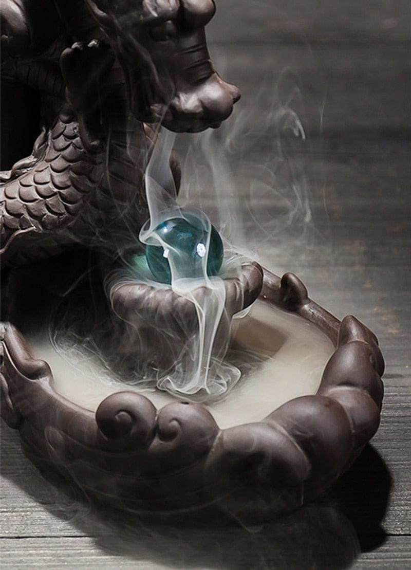 Dragon Smoke Waterfall Incense Holder