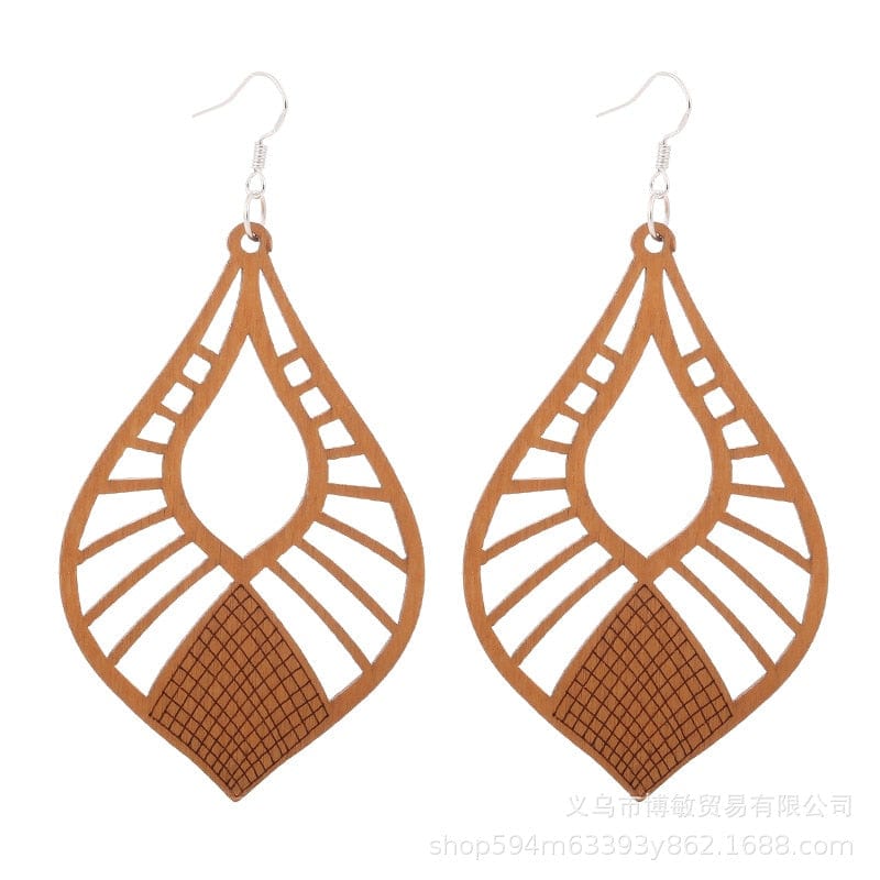 Geometric Drop Earrings