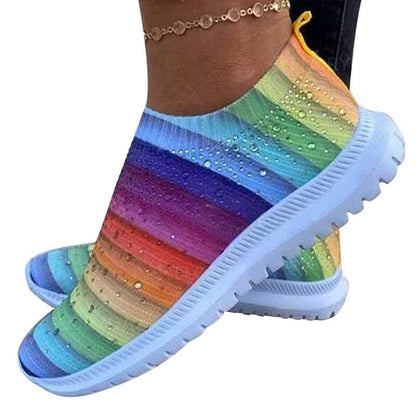 Women Rainbow Color Shoes