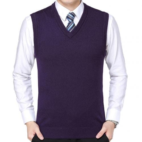 Men's Casual Woolen Vest