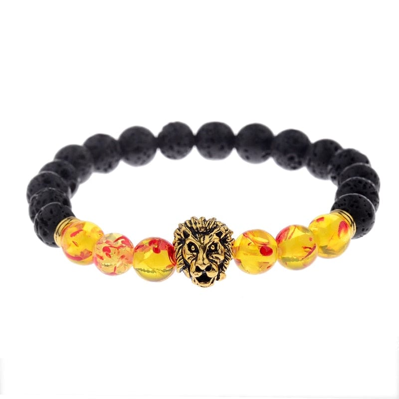 Crown Lion Bracelet for Men