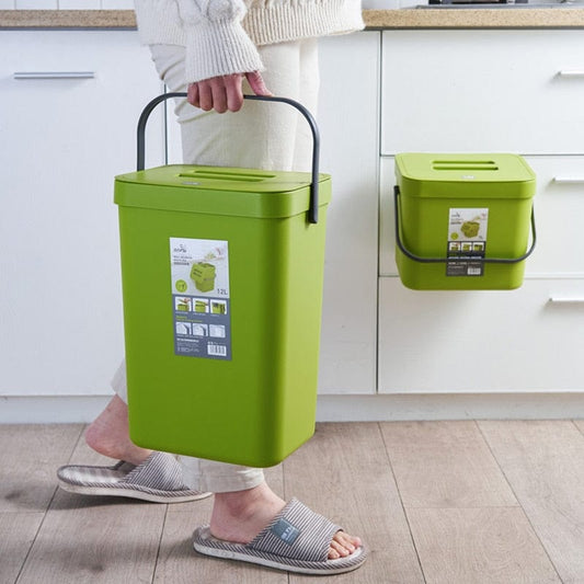 Wall Mounted Folding Waste Bin