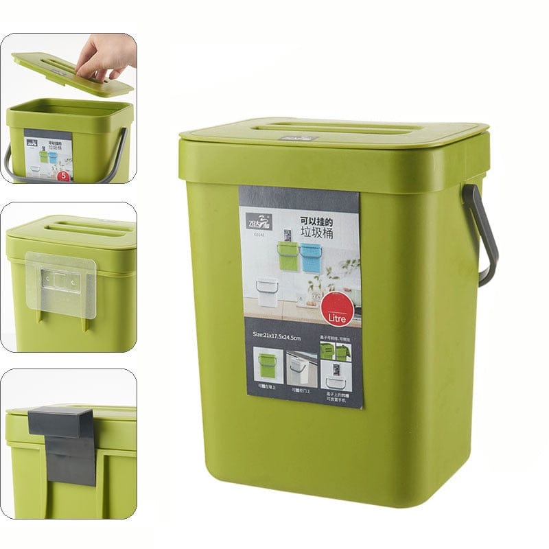 Wall Mounted Folding Waste Bin