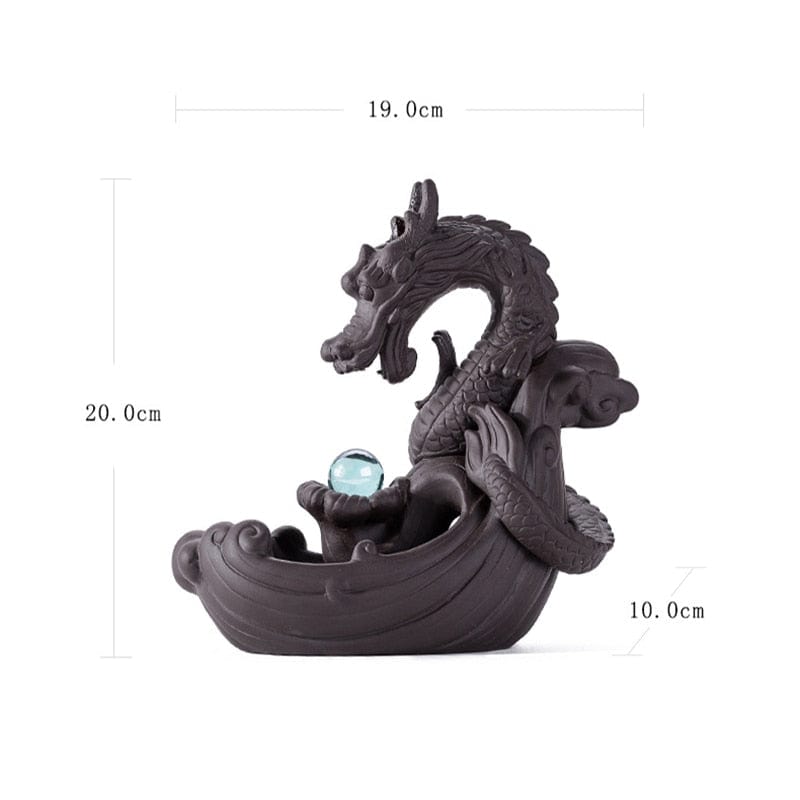 Dragon Smoke Waterfall Incense Holder