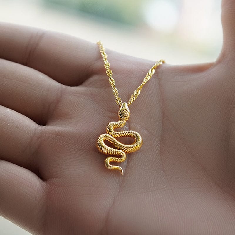 Snake Pendant Necklace For Women