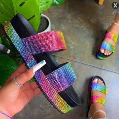 Women Crystal Glitter Sandals