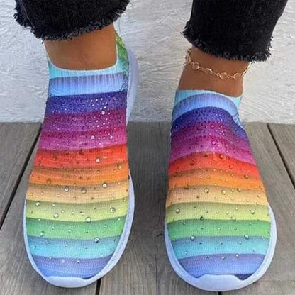 Women Rainbow Color Shoes