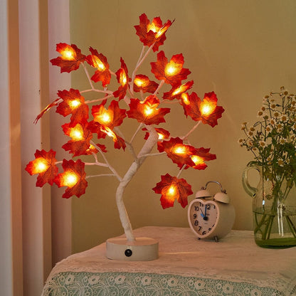 USB Battery Operated LED Table Lamp Rose Flower