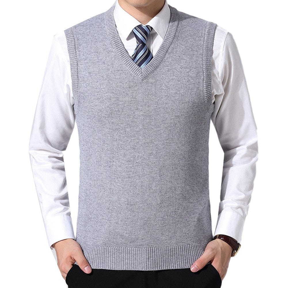 Men's Casual Woolen Vest